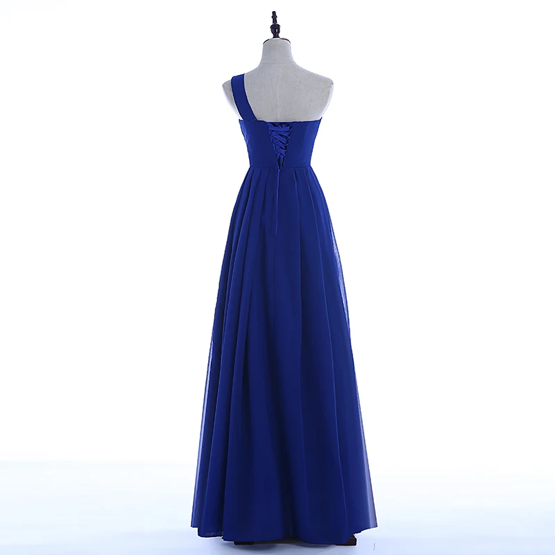 DongCMY Robe De Soire CG1020 длинное торжественное вечернее платье вечерние шифоновые на одно плечо со шнуровкой Большие размеры vestido de festa