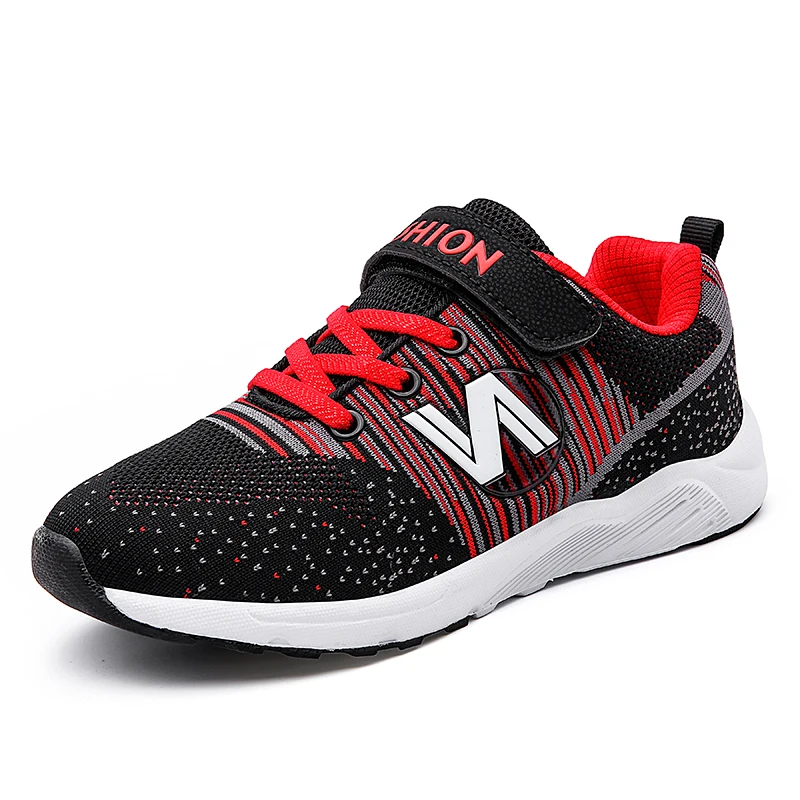 2018 новый стиль Flyknit Детские кроссовки пропускающие воздух беговые для улицы