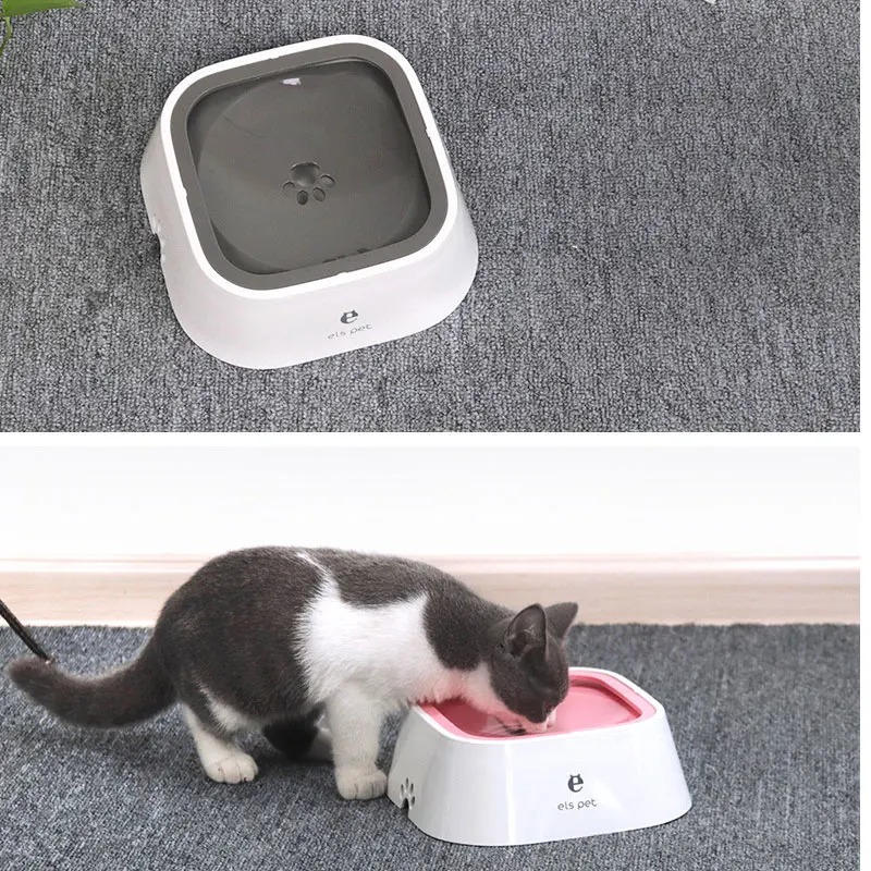 SMARTPET 1L анти разбрызгивание собака чаши плавающий не моча рот чаша собаки