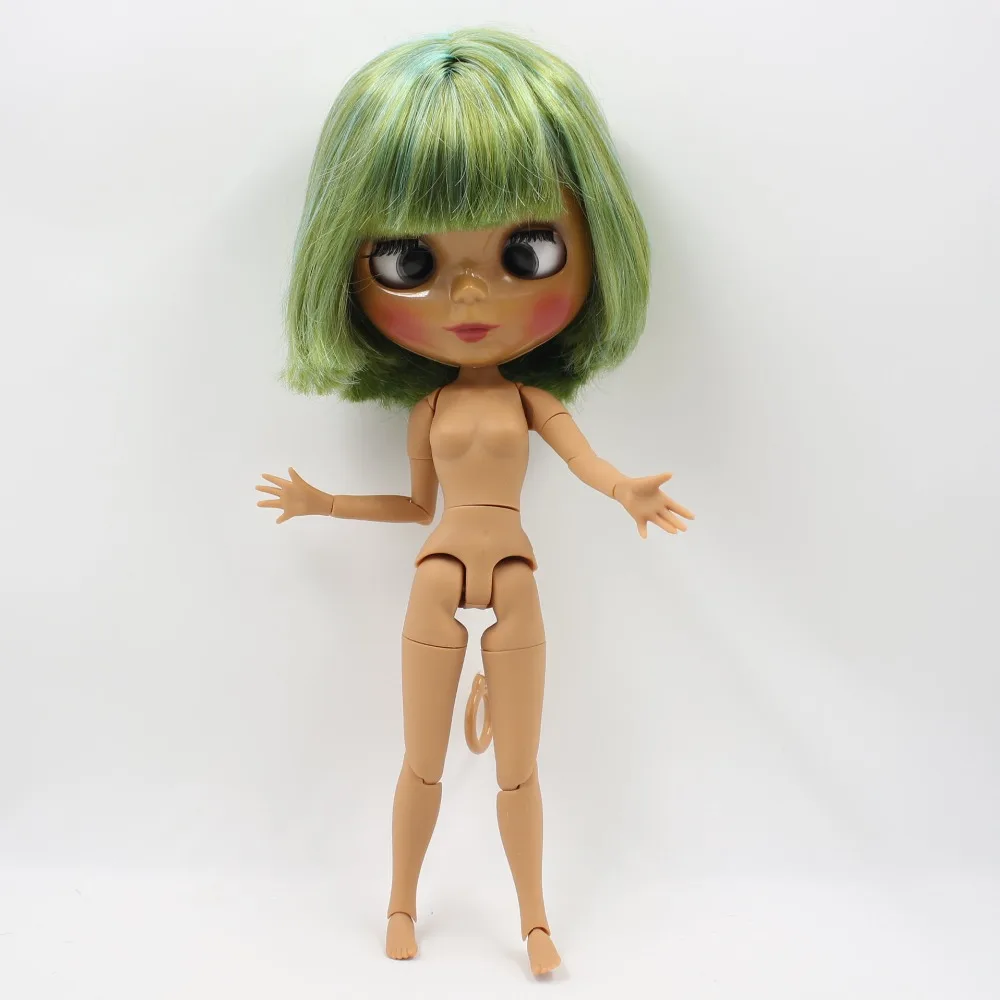 Ледяная DBS Blyth кукла 1/6 bjd шарнирная крестовые глаза темная кожа совместное тело