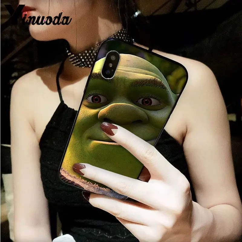 A3 Yinuoda тупой и прекрасный Шрек DIY печать рисунок чехол для телефона крышка оболочка для Apple iPhone 8 7 6 6S Plus X XS MAX 5 5S SE XR - Цвет: A3