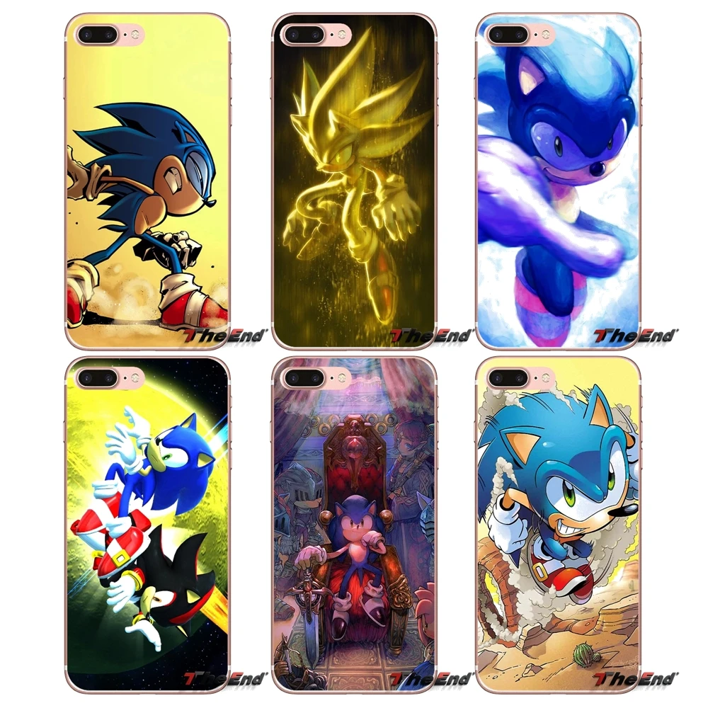 Чехлы для мобильных телефонов с серебряными звуковыми тенями Sega iPhone X 4 4S 5 5S 5C SE 6 6S