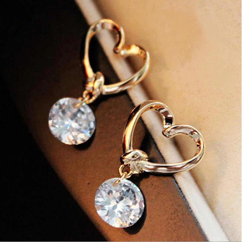 Романтический подарок ювелирных изделий для Изящные женские модные серьги в