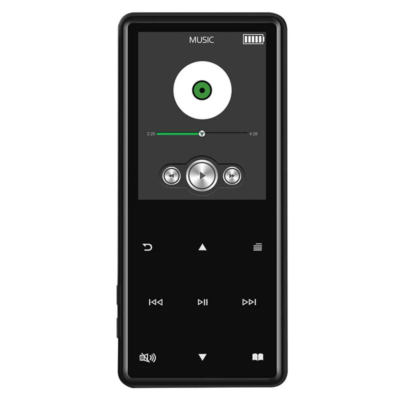 Bluetooth Mp4 портативный медиа музыкальный плеер 2 4 дюймов пресс экран ключ Hifi