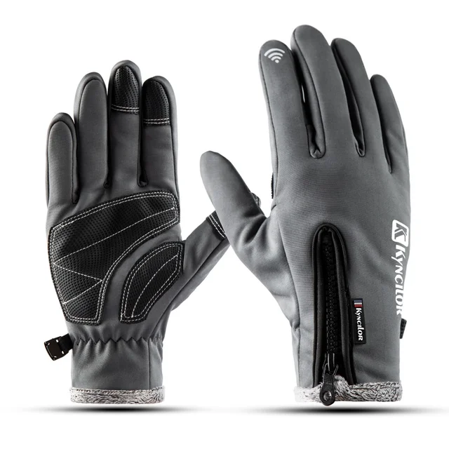 Waterproof Warm Men Women Ski Gloves Wind-proof Thermal Touch Screen Outdoor Sport Cycling Snowboard Gloves 3