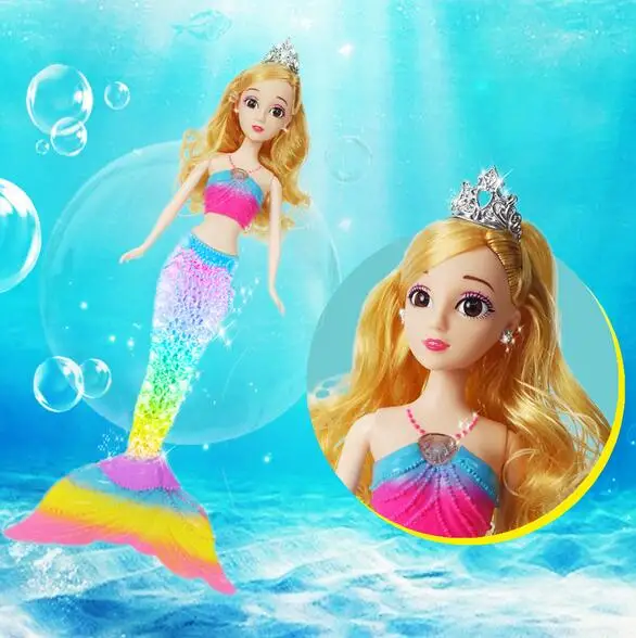 Дети Кукла яркая Русалочка куклы музыкальные игрушки для детей - купить по