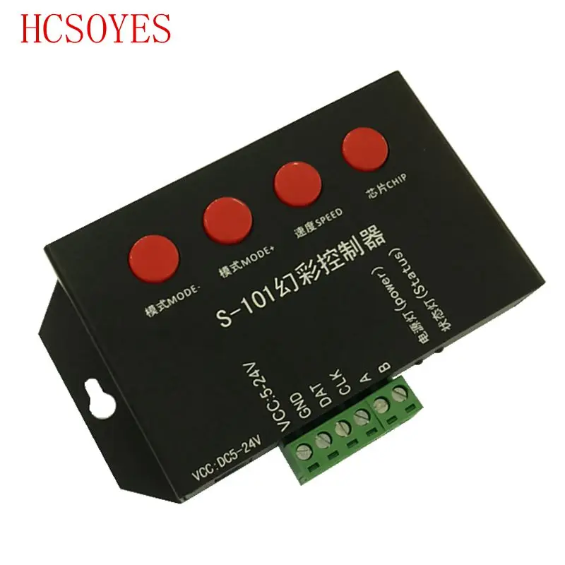 

S-101 Dream color controller use for WS2812b WS2811 WS2813 APA102 UCS1903 TM1812 LED