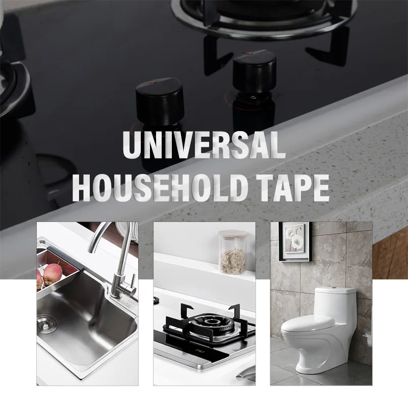 3.2M 5M White Gap Tape Self Adhesive Waterproof Creative Household Gadget | Обустройство дома