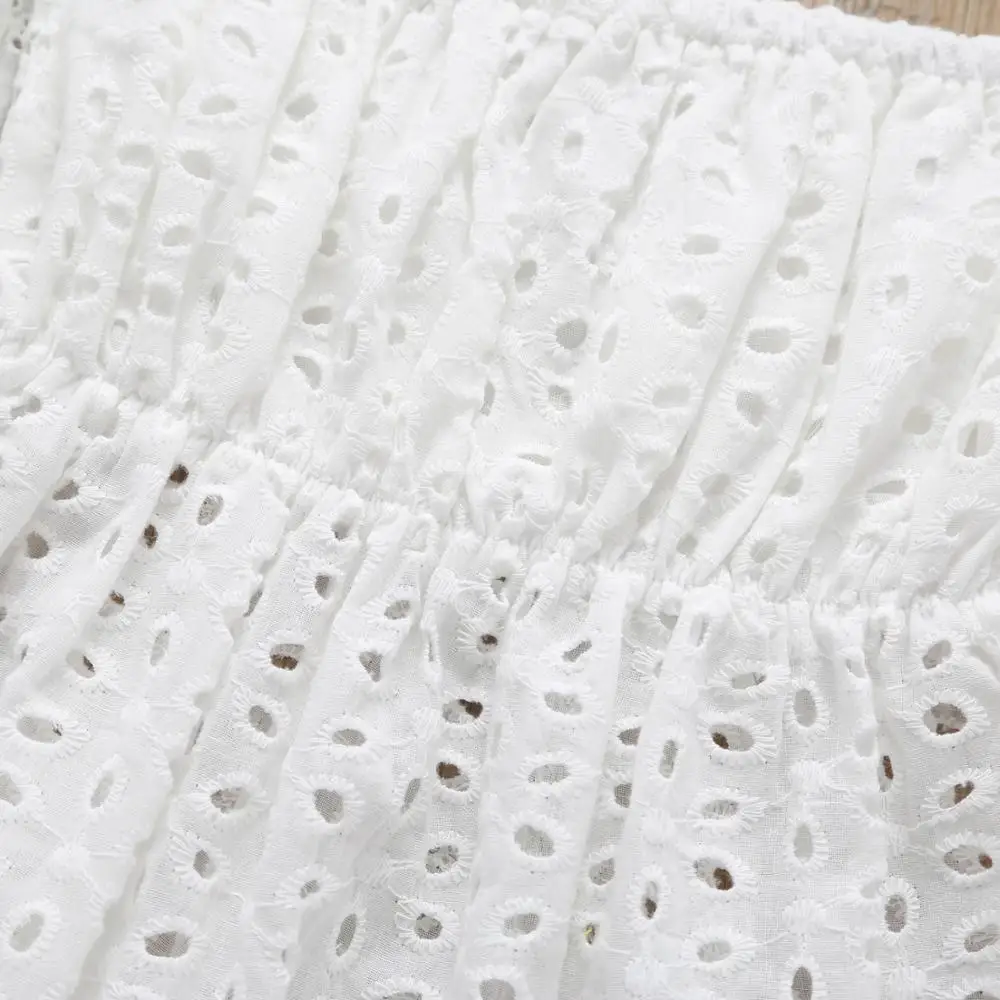 3pcs/set baby girl clothes Toddler Lace short sleeve Top+Stripe short+headband Newborn Infant clothing sets outfits