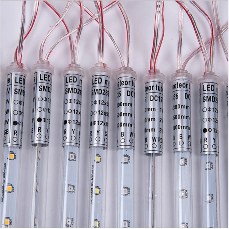 ZjRight 80 см метеоритный дождь трубки 720LED Водонепроницаемый Открытый Гала Рождество