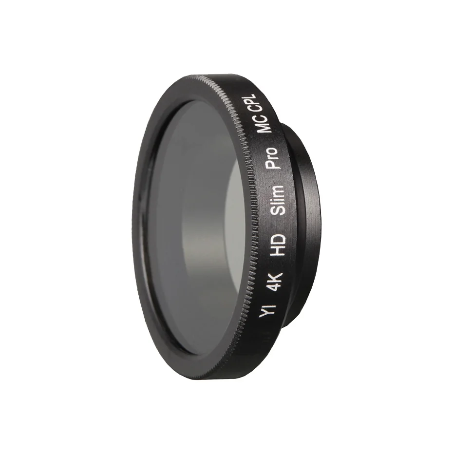 Спортивный фильтр для камеры ND 2 4 UV фильтры для Xiaomi Yi 1 2 4K Plus Polar Star камера стеклянный фильтр аксессуары для Yi Lite 4K - Цвет: CPL Filter