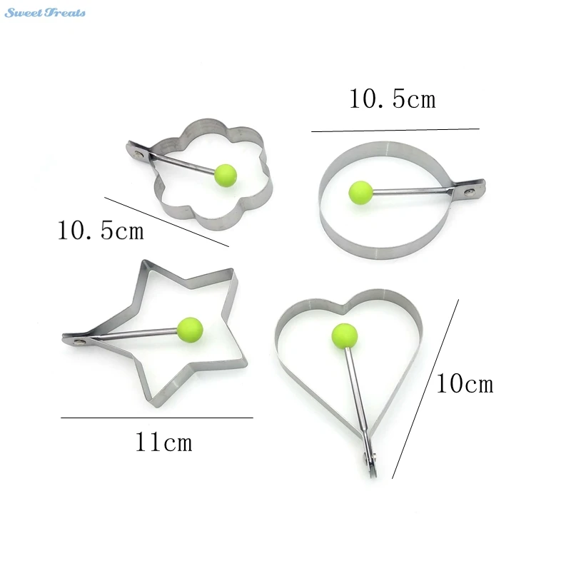 1 шт. Форма для яиц в форме животных из нержавеющей стали жареный яичный бок