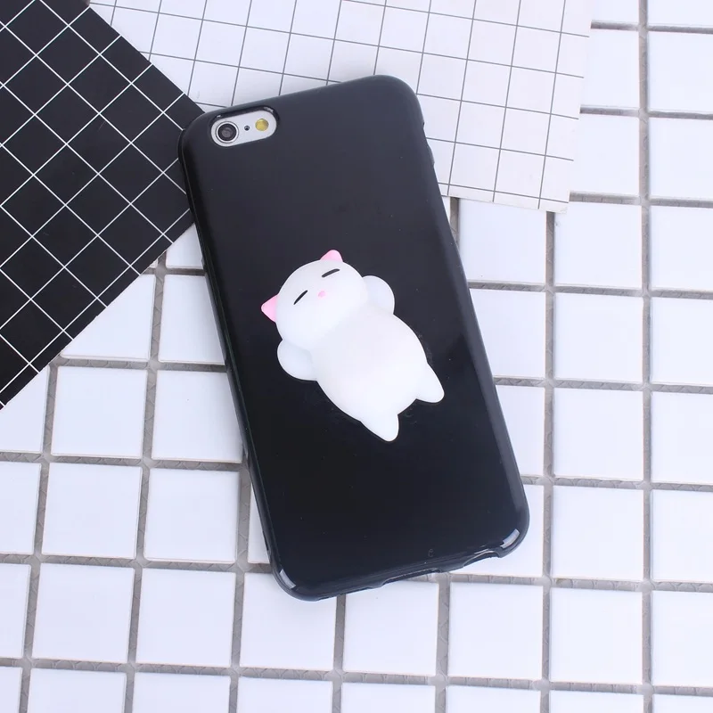 Милый мягкий чехол для телефона iphone se 5s 5 6s 6 7 8 плюс 3D милое животное кошка лапа