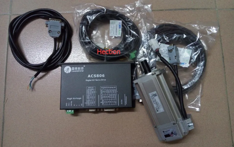 Все 2 шт. много новых серводвигателей Leasshine ACS806 и серводвигателя 400 Вт фотокодер 2500