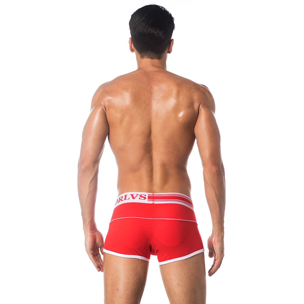 3 шт./лот сексуальное мужское нижнее белье Cueca боксеры хлопковое однотонные