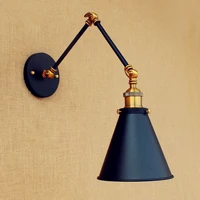 15cm retro loft vintage wall lights for home swing long arm light industrial wall lamp sconce appliques murales wandlamp