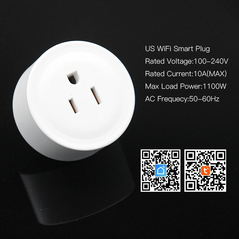 FrankEver US Smart Plug 10A домашняя Автоматизация Wi-Fi розетка синхронизации включения/выключения питания работает с Alexa и Google Tuya Smart life APP