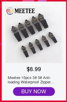 Meetee 10 пар 3,8*3,3 см кожаные аксессуары для багажа кожа бегунок застежки молнии хвост DIY ручная швейная молния Декоративная прищепка ZT006