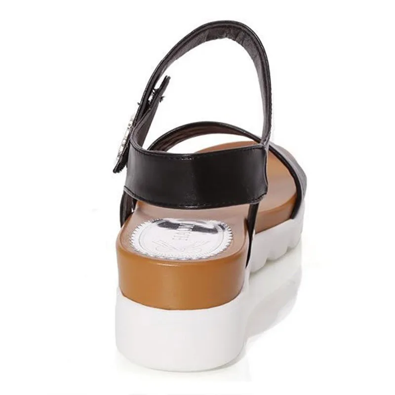 Босоножки BeckyWalk женские на танкетке сандалии гладиаторы платформе с открытым