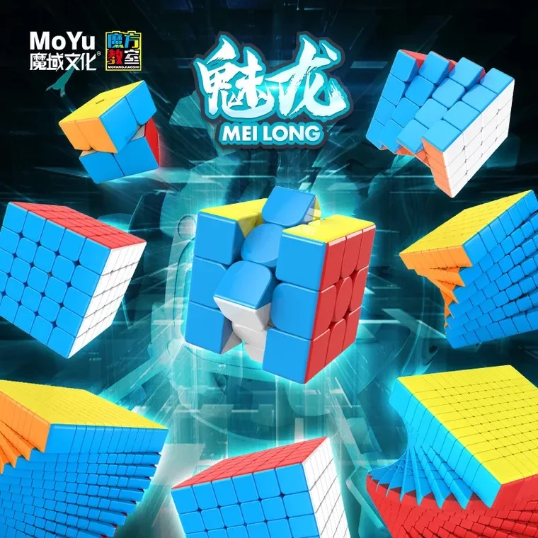 MoYu MeiLong 3x3x3 магический куб 3x3 скоростные кубики головоломка Профессиональная 3 на
