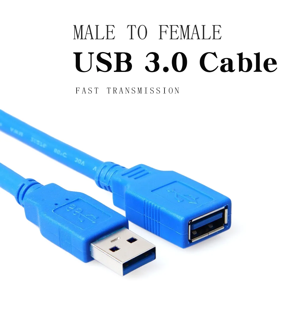 USB 3,0 кабель-удлинитель высокоскоростная линия передачи данных для Smart tv PS4 ноутбук Xbox компьютерный УДЛИНИТЕЛЬ шнур данных 1 м 1,5 м 3 м