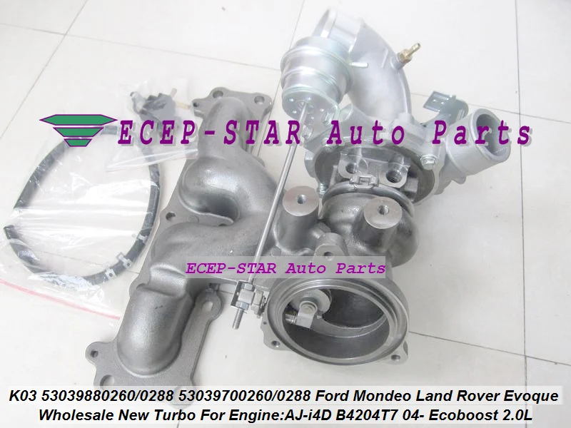 Turbo K03 53039880260 53039880289 53039700288 53039880288 для Ford Mondeo Land Rover Evoque AJ i4D B4204T7 Ecoboos 04 2.0L|turbo k03|k03