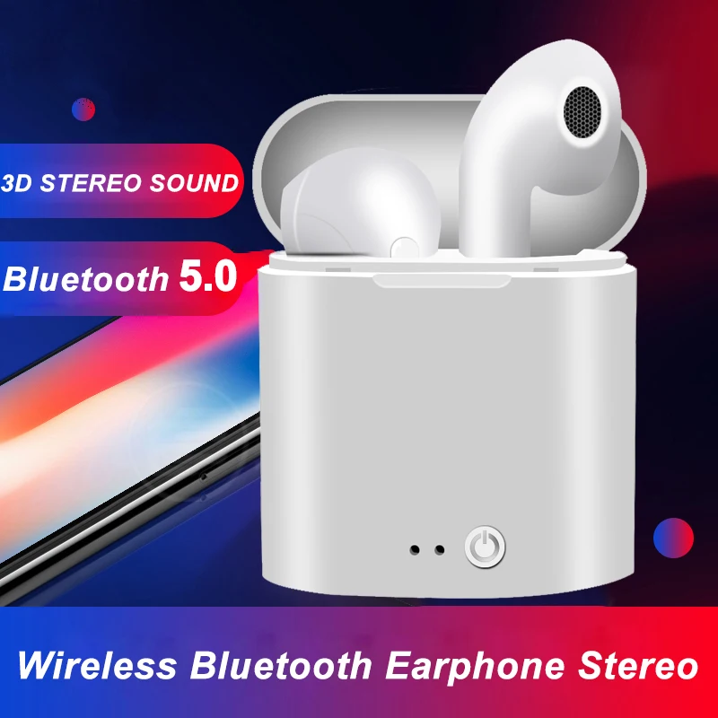 I7s TWS 5 0 портативные беспроводные Bluetooth-наушники Стереонаушники Гарнитура с
