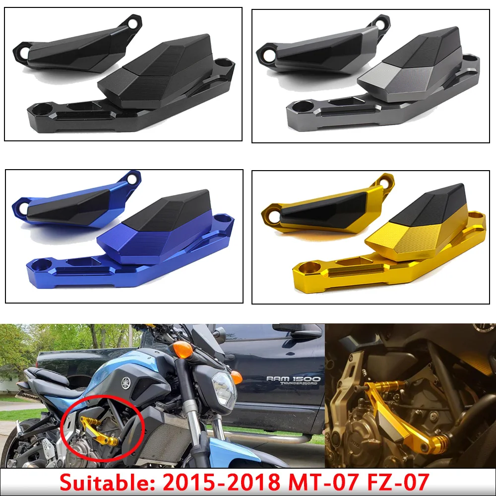 Мотоцикл 15 16 17 18 MT 07 FZ статор двигателя Защита Защитный ползунок Чехол для 2015 2018