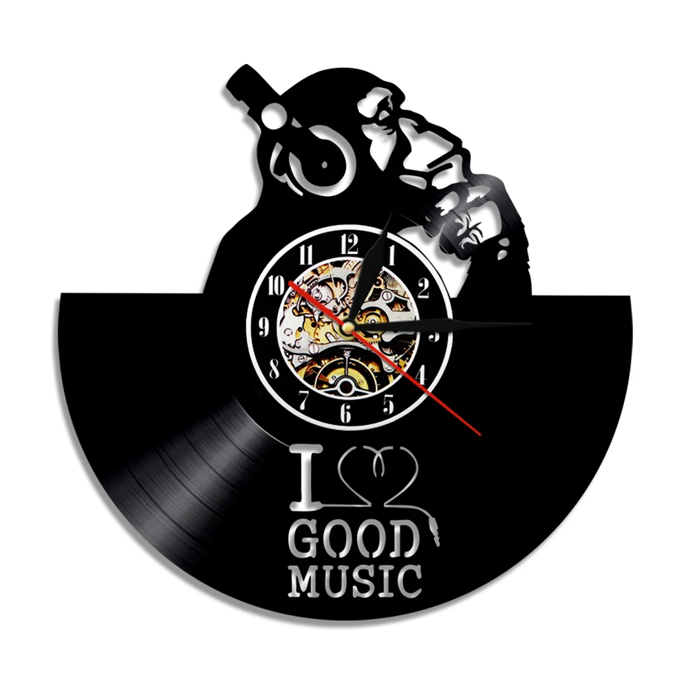 Настенные часы I Love Good Music светодиодный светодиодная подсветильник светильник с
