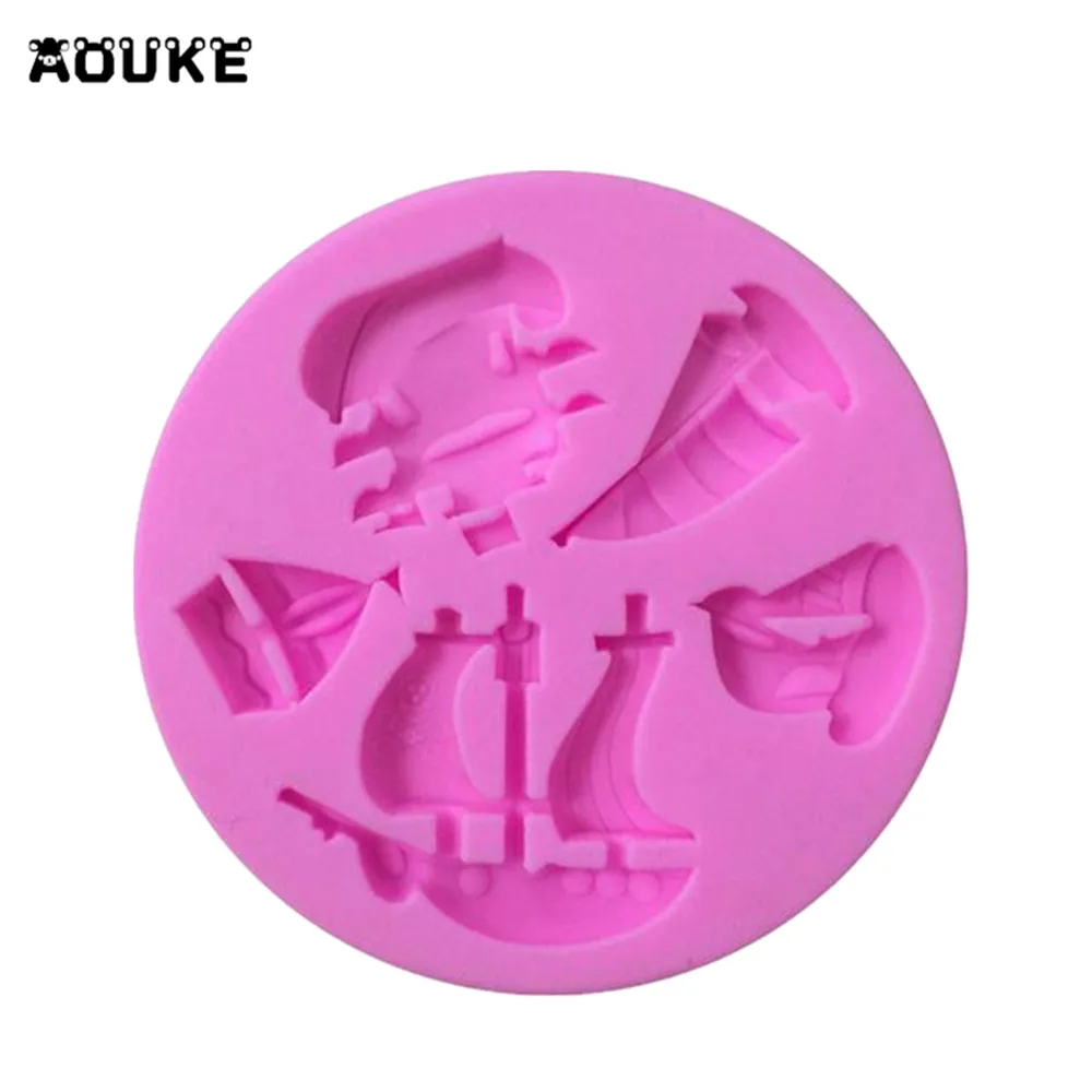 Инструменты сделай сам украшение торта Мультяшные пиратские корабли большая и