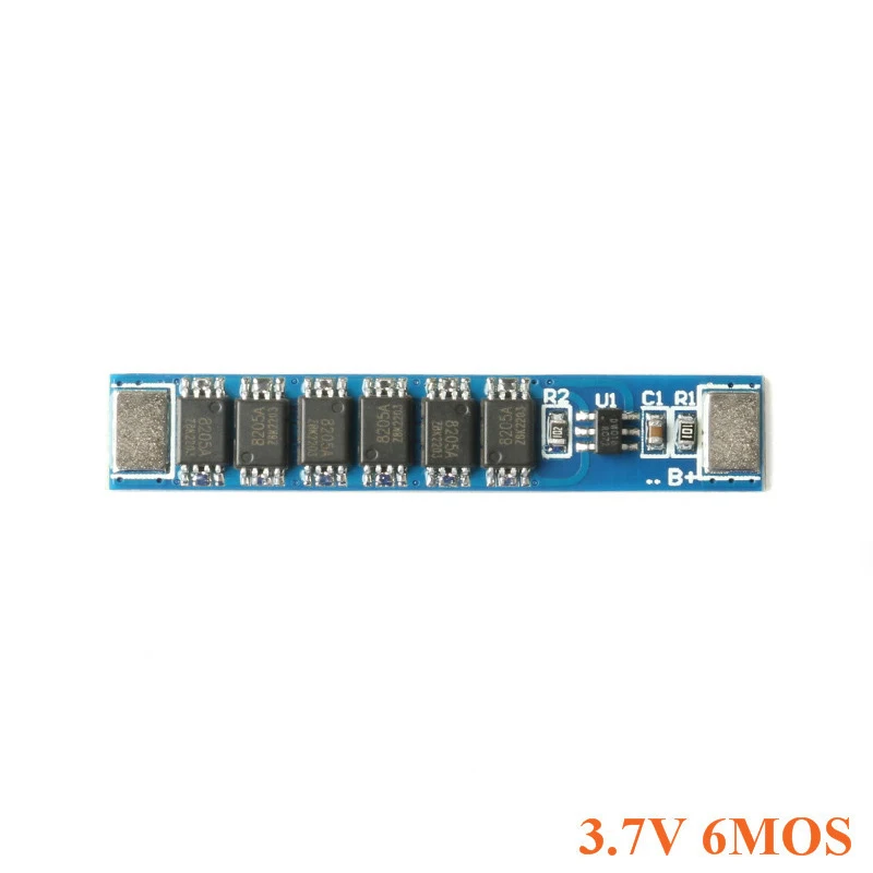 10 шт. защитная плата литиевого аккумулятора 1S 3 7 в 3MOS 4MOS 6MOS 18650 литий ионная