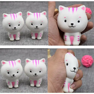 8 5 см сжимаемые эластичные Редкие кавайные милые маленькие молочные кошки хлеб