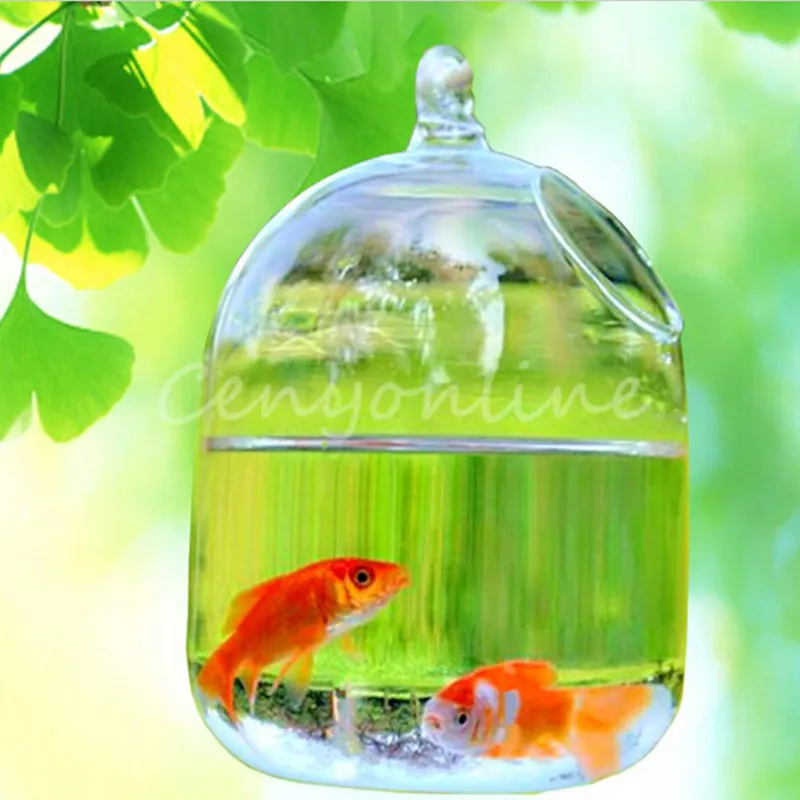 Hanging glass vase hydroponic ornaments Home Decoration 16x10cm|vase ornaments|hanging glasshanging |