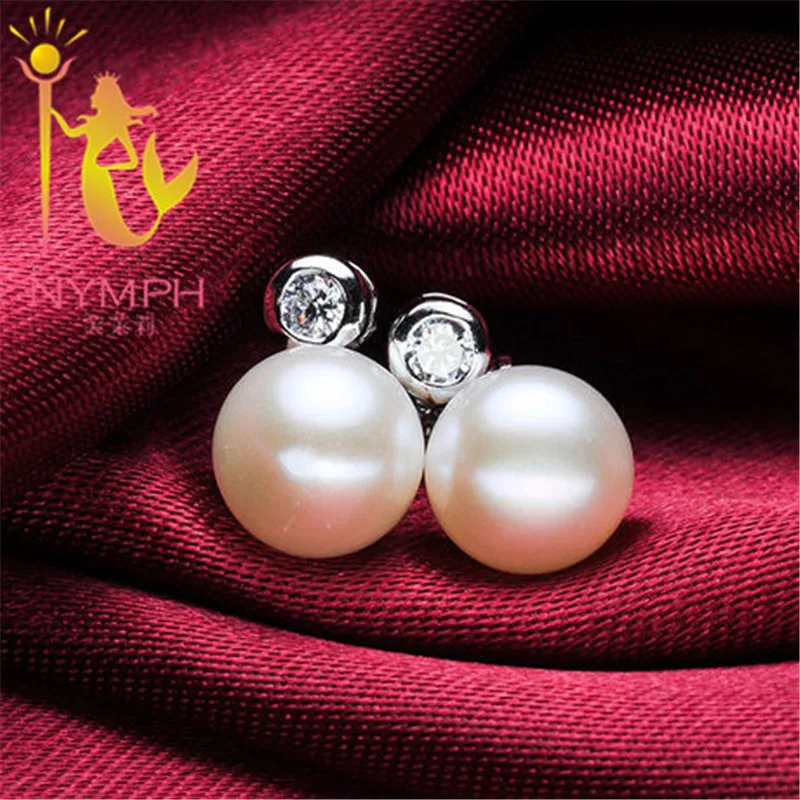 Женский комплект из колье и серёг с пресноводным жемчугом | Украшения аксессуары