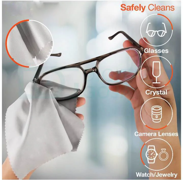 20pcslot 40x40cm large practice size microfiber cleaning cloth lens cleaner for eyeglasses camera screen phone tablet watch free global shipping