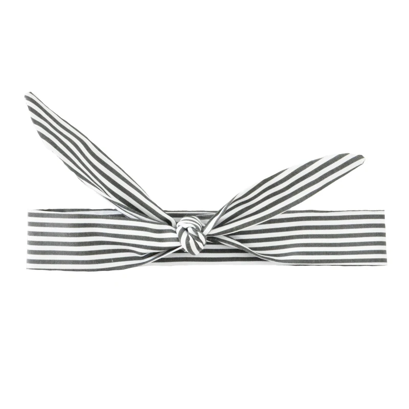 Детский комбинезон в полоску с лямкой на шее и повязкой голову | Детская одежда