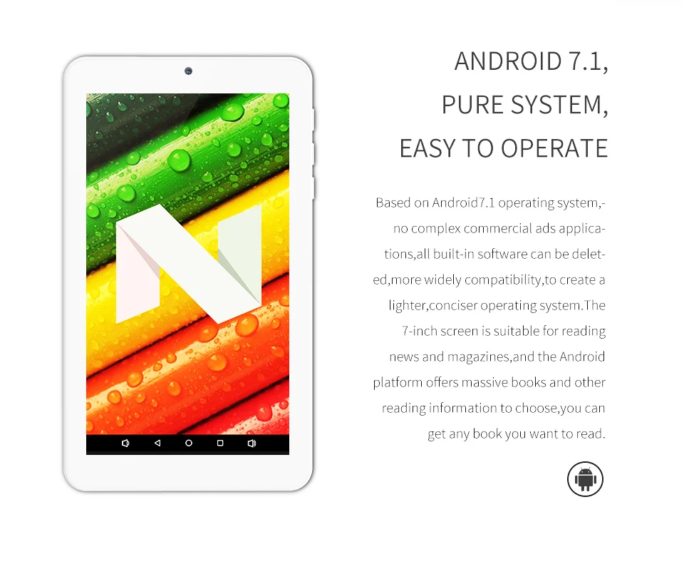 7 дюймов ips 1024*600 ALLDOCUBE C1 Android 1 Планшеты PC RK3126 4 ядра ГБ оперативной памяти 8 Rom Bluetooth