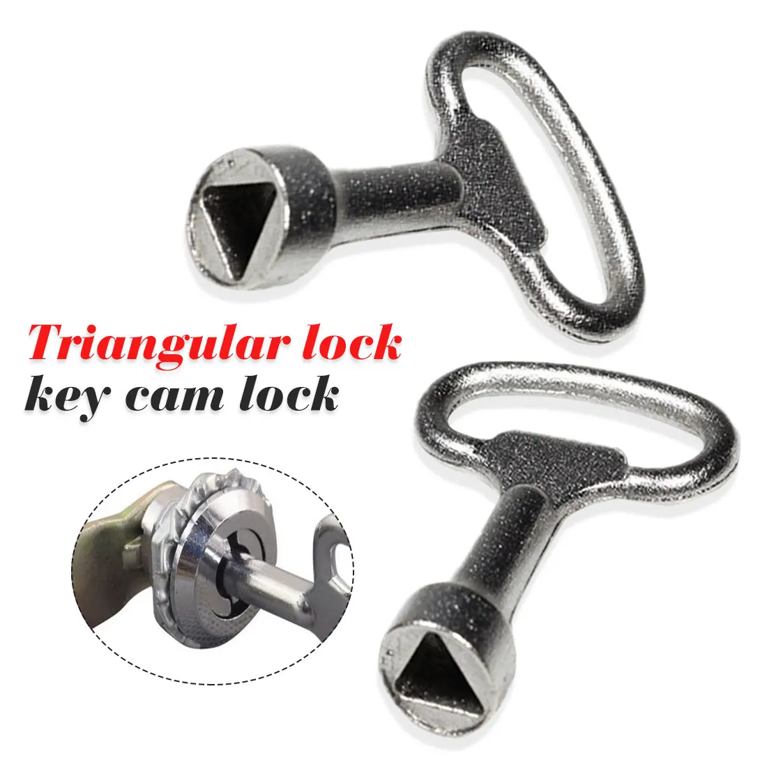 

Electrical Cupboard Box Elevator Cabinet Switch Universal Key Wrench Triangle Square Socket Key Train Panel Lock Key