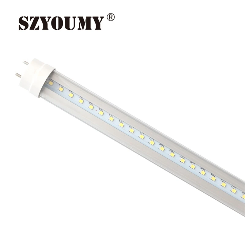 SZYOUMY 25 шт Светодиодная трубка 3 фута 14 Вт G13/R17D T8 молочно-прозрачная крышка