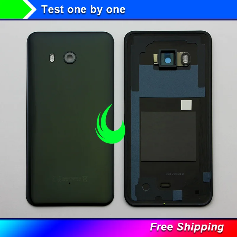 Оригинальный задний корпус чехол для HTC U11 задняя крышка стеклянная Батарейная
