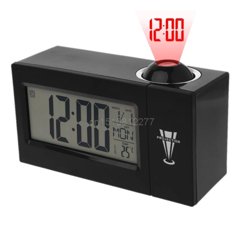 Snooze будильник ночь с температурой Мода J19 современный проекционный светодиодный