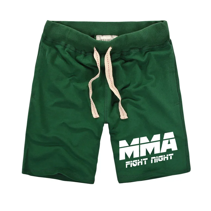 Мужские шорты с принтом Fight MMA одежда для фитнеса из чистого хлопка Муай Тай