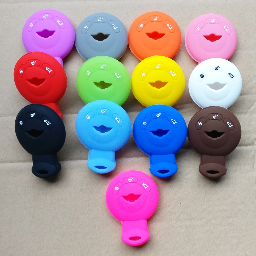 13 color Silicone car Key Case Cover For Bmw Mini Cooper key card original cover silicone Car-style Accessories | Автомобили и