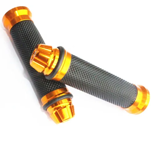 Пара золотые штативы для велосипеда 7/8 дюйма 22 мм|motorcycle rubber|rubber motorcyclegold motorcycle grips |