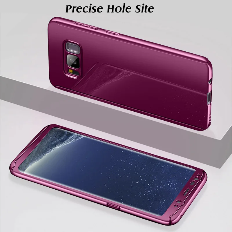 Nkobee 3 in1 для Samsung Galaxy S8 плюс S7 Edge Note8 чехол роскошь 360 градусов полная защита Coque |