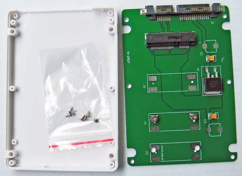 MSATA до 2 5 карта адаптера SATA Mini PCI E mSATA SSD &quotSATA III адаптер с чехлом|sata iii|msata to pci-emsata pci-e