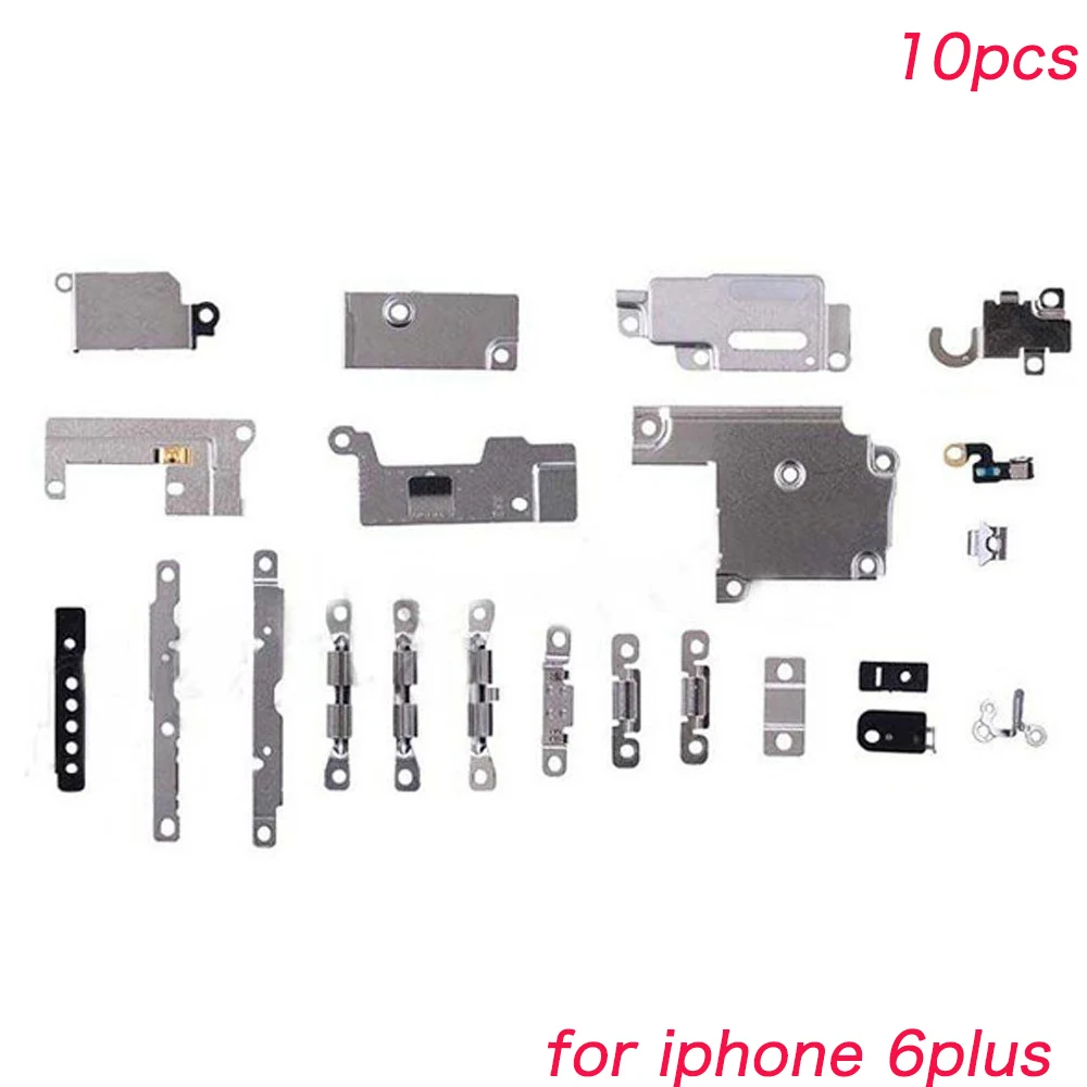 

10 pcs small parts 22 in 1 set Repair Replacement Parts for iPhone 6 plus Metal Holder Bracket Fastening Pad Spacer