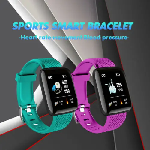 Bluetooth Смарт часы фитнес трекер пульсометр кровяное давление для Android