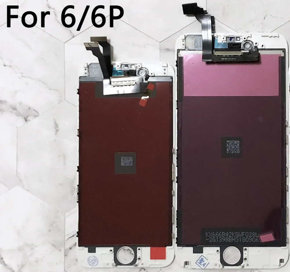 Для iPhone 6 ЖК-дисплей с сенсорным экраном дигитайзер замена 5,5 дюймов AAA Качество без битых пикселей для iPhone 6 plus ЖК-экран 4,7"