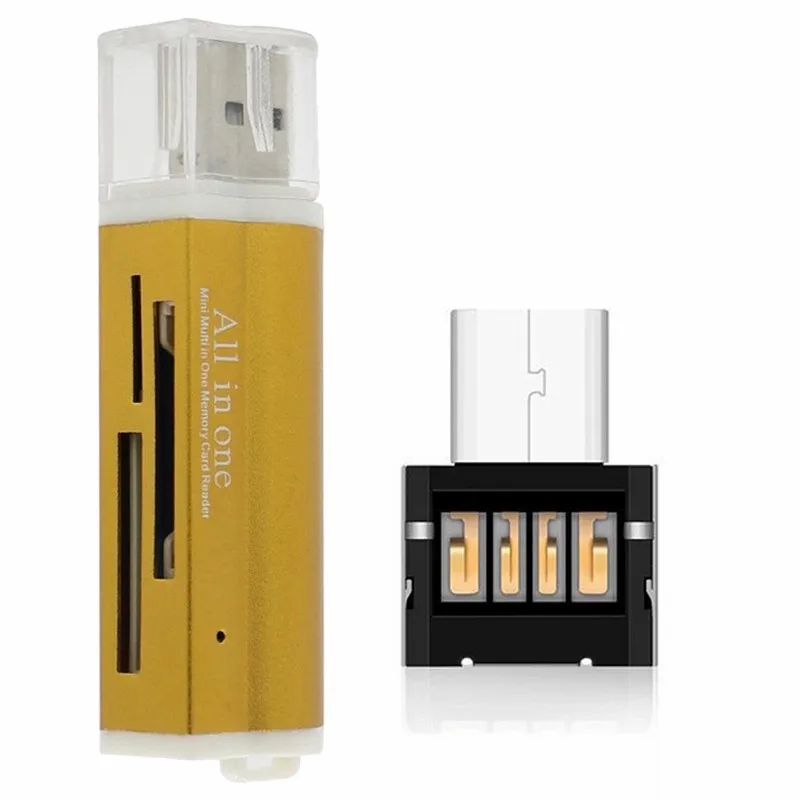 Многофункциональное устройство для чтения карт Micro SD TF USB 2 0 OTG адаптер сотовых